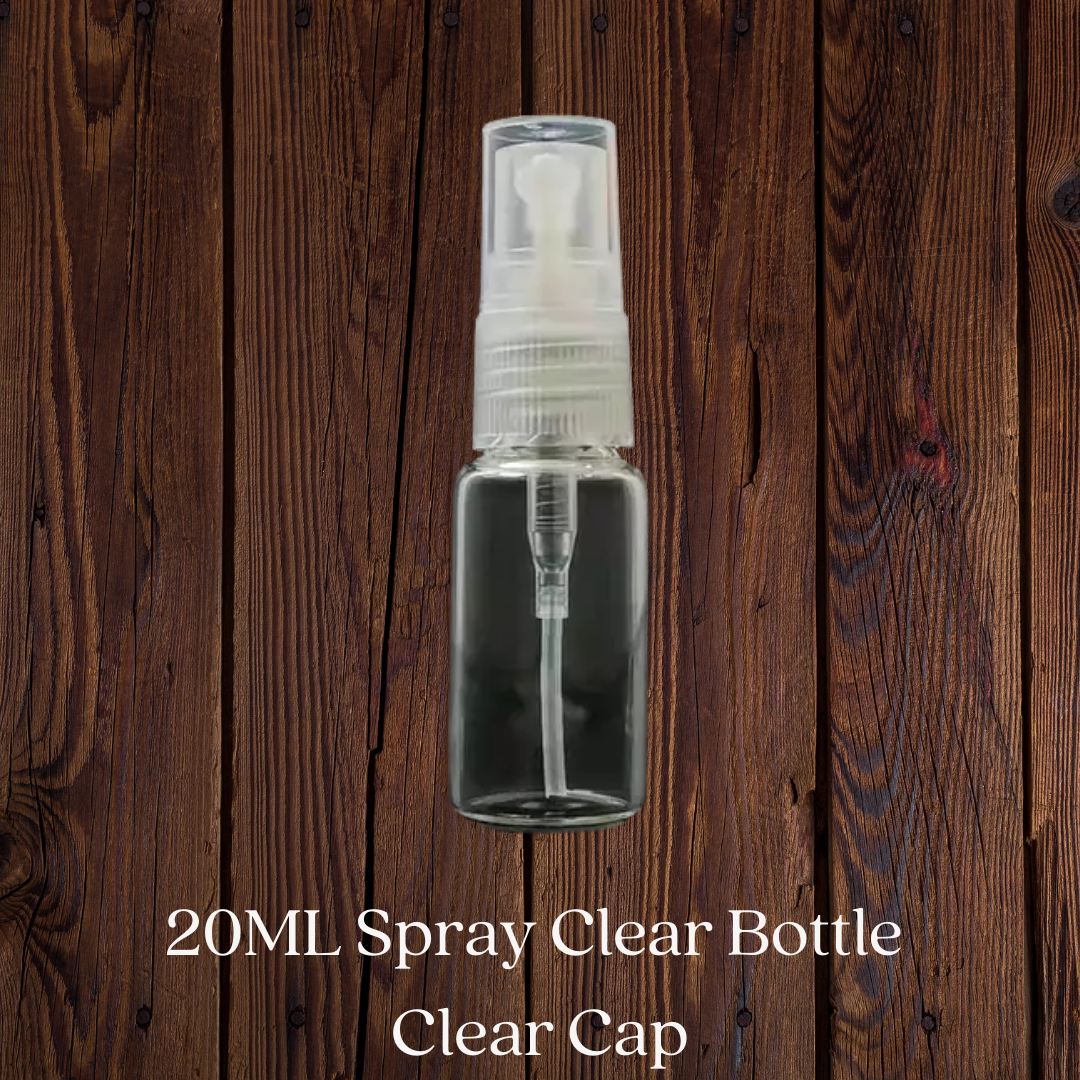 20ml Spray Bottle Clear (10pcs)