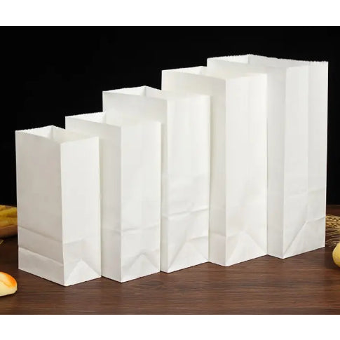 100pcs WHITE Supot Paper Bag Pouch