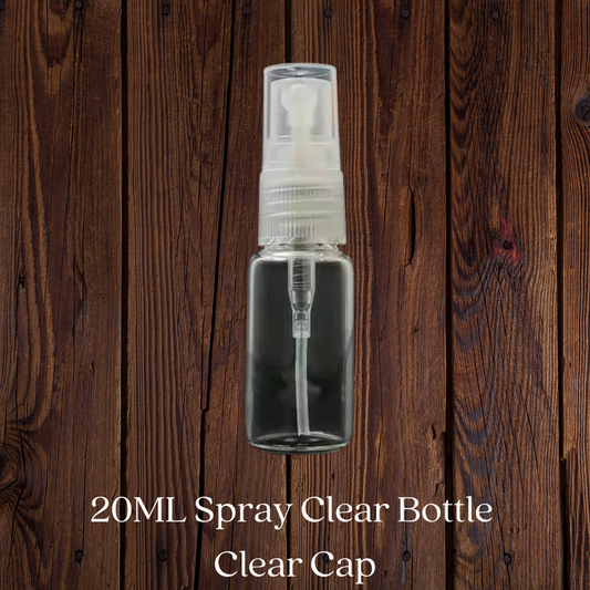 20ml Spray Bottle Clear (10pcs)