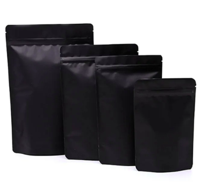 Stand Up Pouch Matte Black (50pcs per pack)