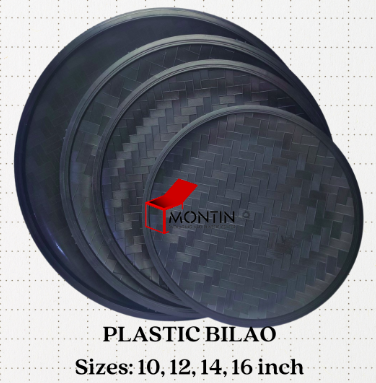 Plastic Black Bilao Food Storage