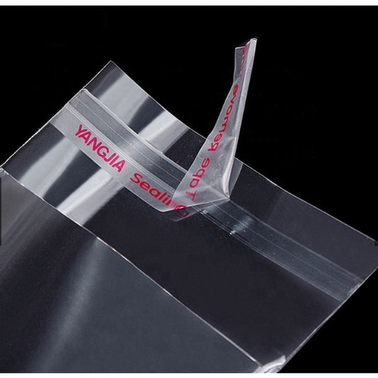 100pcs Clear OPP Bag High Transparent BOPP Plastic Self Adhesive Bag With Resealable Tape page
