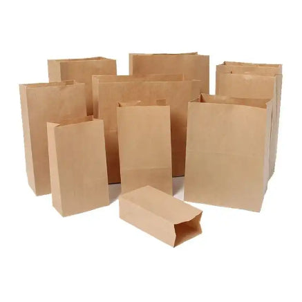 100pcs BROWN Supot Kraft Paper Bag Pouch