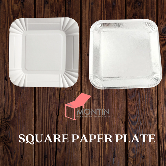 25pcs per pack Square Paper Plate