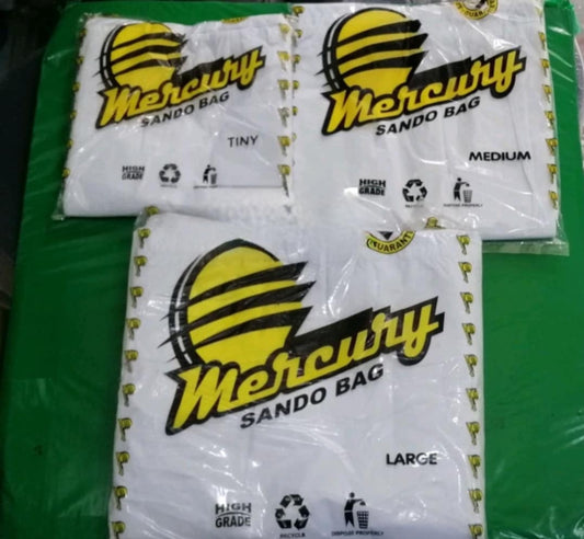 Mercury White Plastic Bag (100pcs per pack)